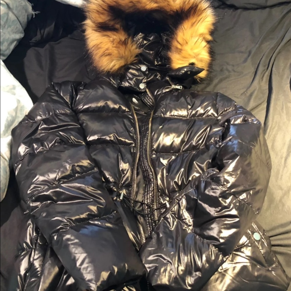 ZARA shiny puffy jacket